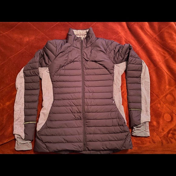 Lululemon Purple Zip Up Goose Down For A Run Light Insulated Jacket - Picture 2 of 6